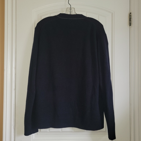 Dark Navy Arnold Palmer Button Up Cardigan - Picture 3 of 3